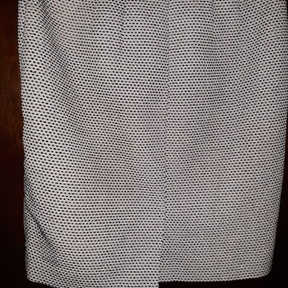 LOFT Skirt Mini Cream brown polka-dot Size 2 - Picture 3 of 5